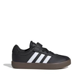 adidas Vl Court 3.0 Shoes Child Boys Black/Gum