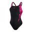 Speedo Hyperboom Splice Muscleback Swimsuit Black/Pink