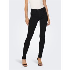 Only Women's Rain Skinny Jeans Black Denim
