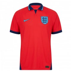Nike England Authentic Away Shirt 2022 Adults Red