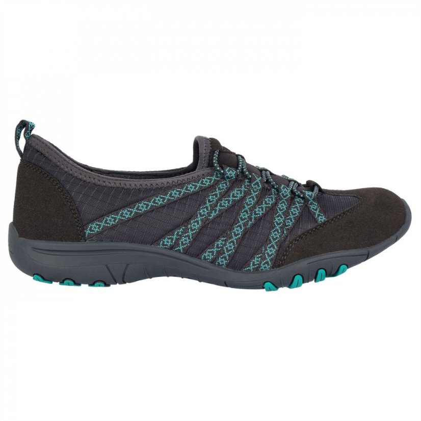 Slazenger Verve Trainers Ladies Grey/Teal