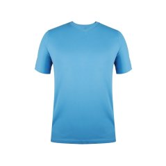Donnay Three Pack V Neck pánske tričko Wht/Aqua/GreyM