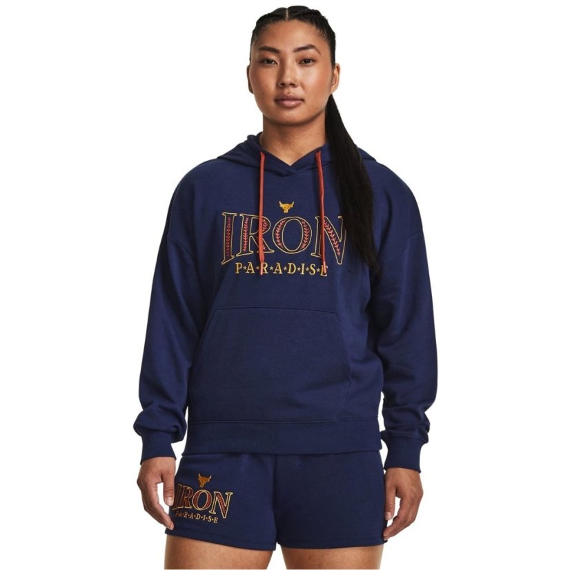 Under Armour Women's Project Rock Everyday Hoodie Blue