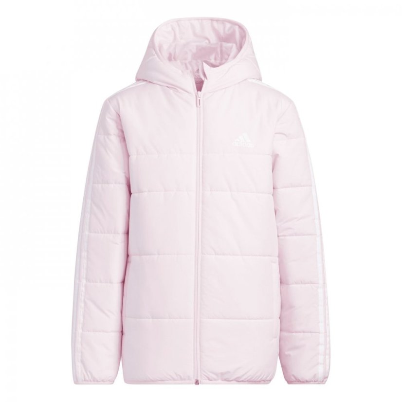 adidas Essentials 3S Jacket Juniors Pink/White