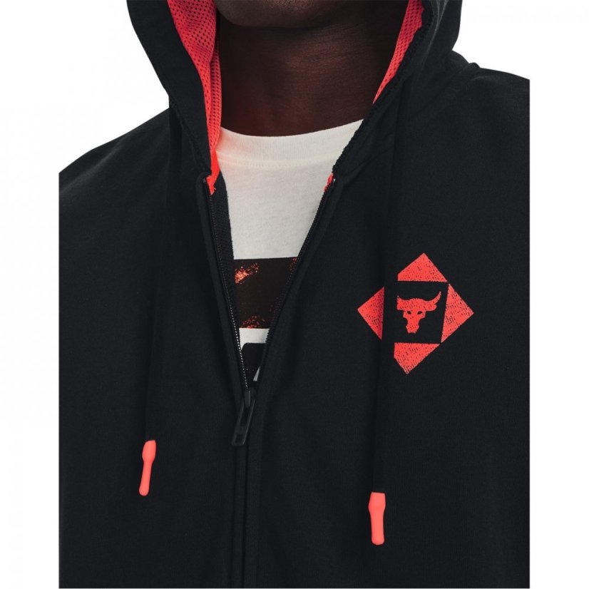 Under Armour Armour Sleeveless Zip Fleece Hoodie Mens Black