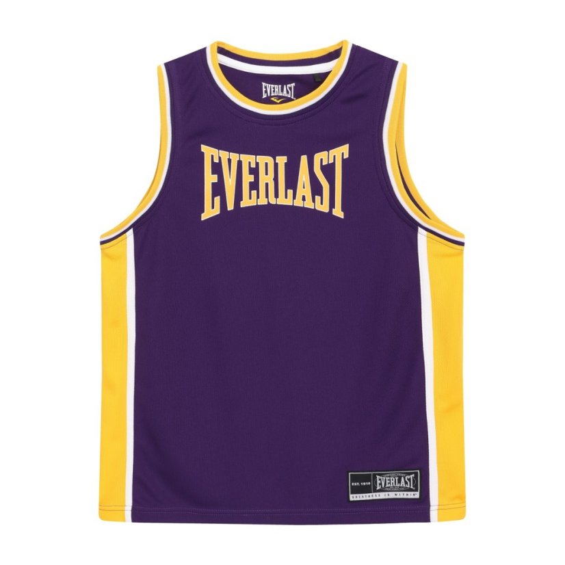 Everlast Basketball Set Junior Purple/Yellow
