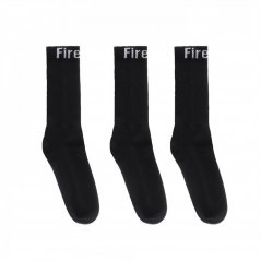 Firetrap Pack Crew Socks Black