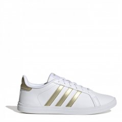 adidas Courtpoint Trainers Womens White/Gold