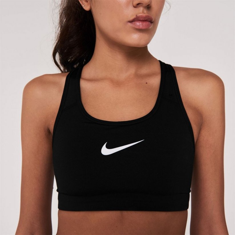 Nike Pro Swoosh Medium-Support Sports Bra Womens Black
