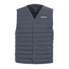 Firetrap Men's Padded Sleeveless Gilet Dark Grey