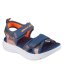 Skechers Lightweight Sandal W Linear Details Flat Sandals Boys Navy/Orange