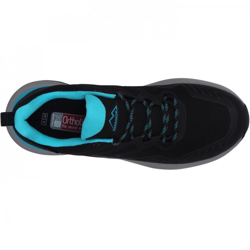 Karrimor Haraka WP Womens Walking Shoes Black/Aqua