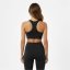 USA Pro UP Seamless Crop Sports Bra Black