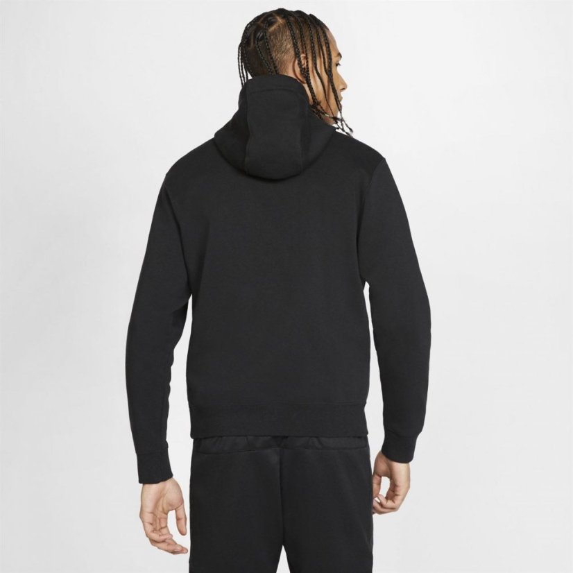 Nike Sportswear Club Fleece Men's Full-Zip Hoodie Black