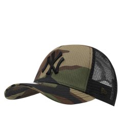 New Era Youth Adjustable Trucker Cap Camo WDC