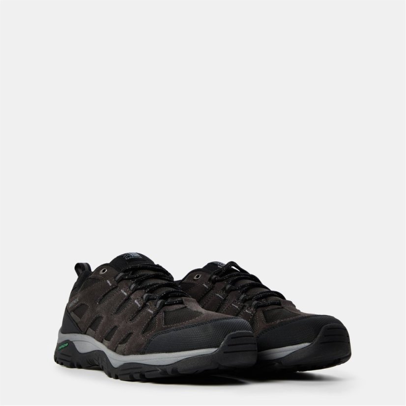Karrimor Summit Leather Walking Shoes Mens Charcoal