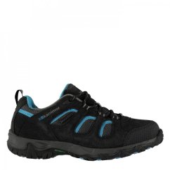 Karrimor Mount Low Waterproof Walking Shoes Childrens Black/Blue