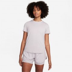 Nike Dri-FIT One Women's Standard Fit Short-Sleeve Top Platinum Violet