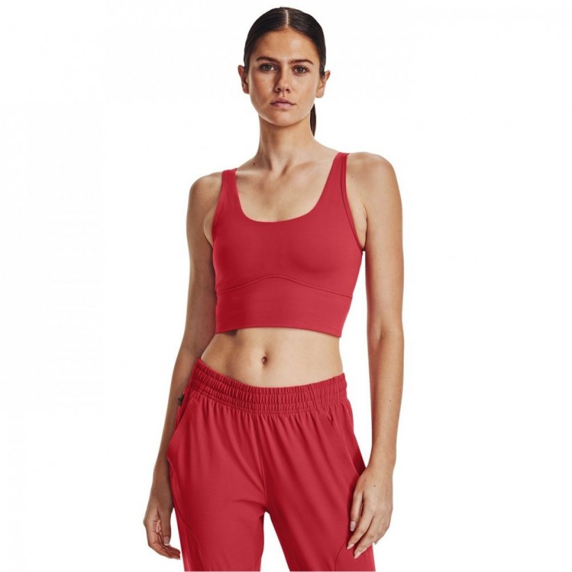 Under Armour Armour Meridian Fitted Crop Tank Womens Red