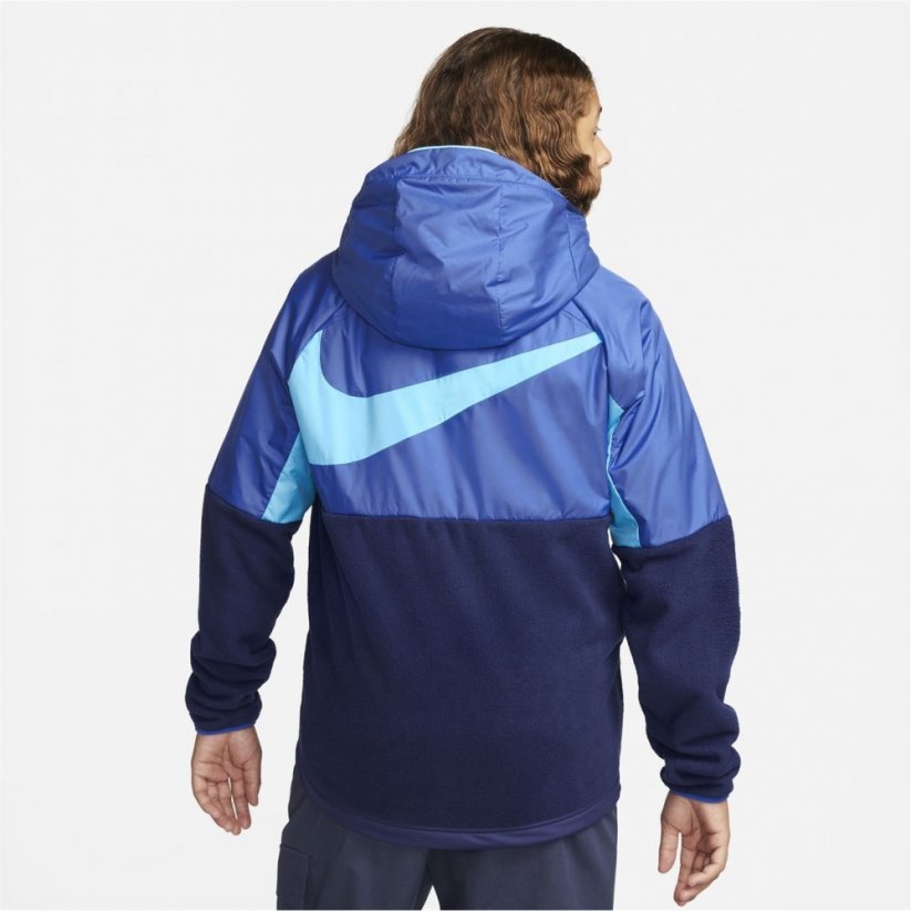 Nike England AWF Men's Winterized Full-Zip Football Jacket Blue Multi