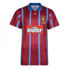 Score Draw Aston Villa Retro Home Shirt '94 Adults Claret