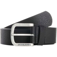 Jack and Jones Men's Harry Faux Leather Belt Black