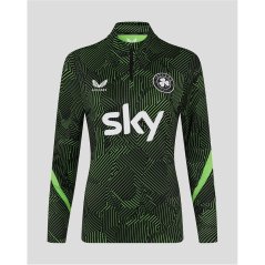 Castore Ireland Matchday Half Zip Top 2025 Womens Cavier/Green