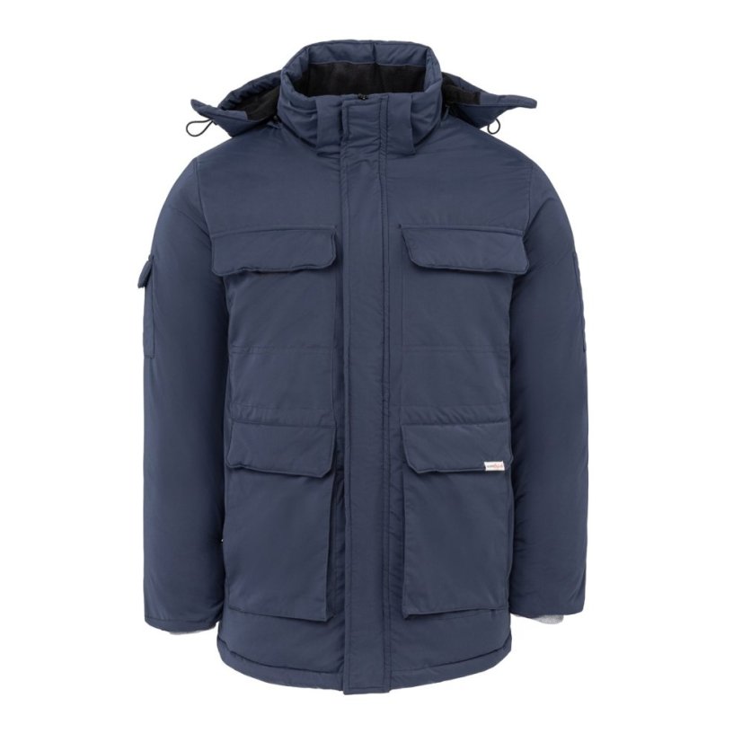 Lee Cooper Cooper Men Padded Parka Jacket Navy