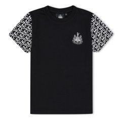 Source Lab Slab Newcastle United Graphic T-shirt Juniors Black