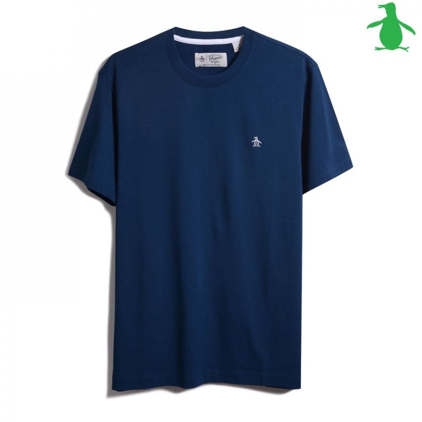 Original Penguin Pin Point Embroidered T-Shirt PoseidonBlue430