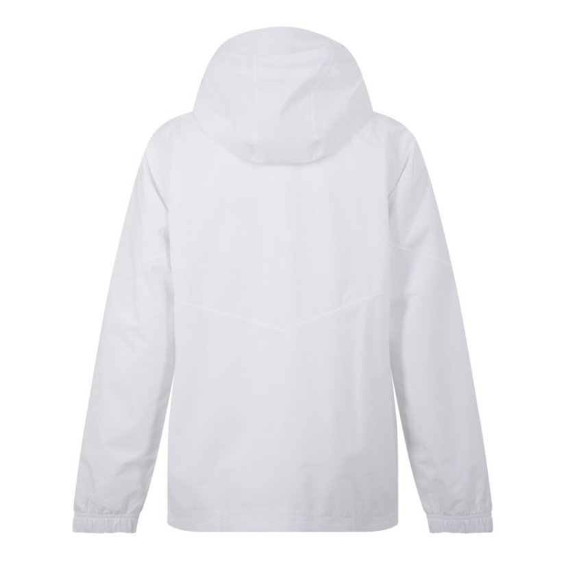 adidas Men's Bayern 2023-2024 Water and Wind Resistant Rain.RDY Long Sleeve Licensed Rain Anorak White