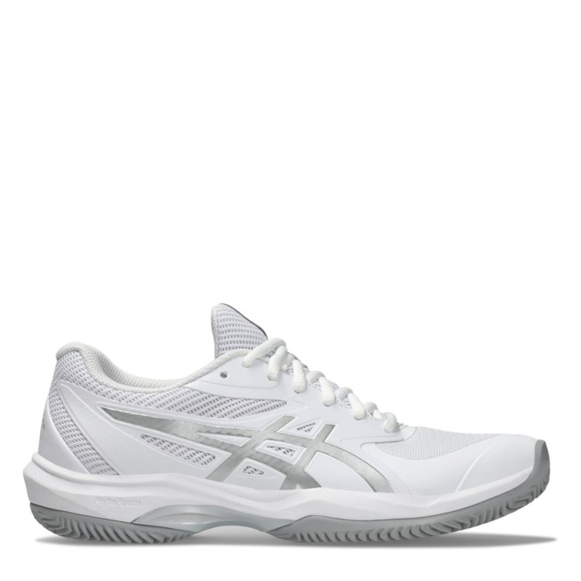 Asics Women's Game Clay Tennis Shoes Wht/Pure Silv