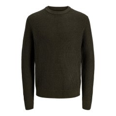 Jack and Jones Global Crew Knitted Jumper Mens Plus Size Rosin