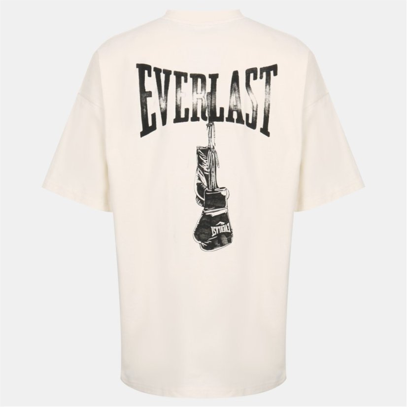 Everlast Men's Cotton Short Sleeve Crew Neck T-Shirt White
