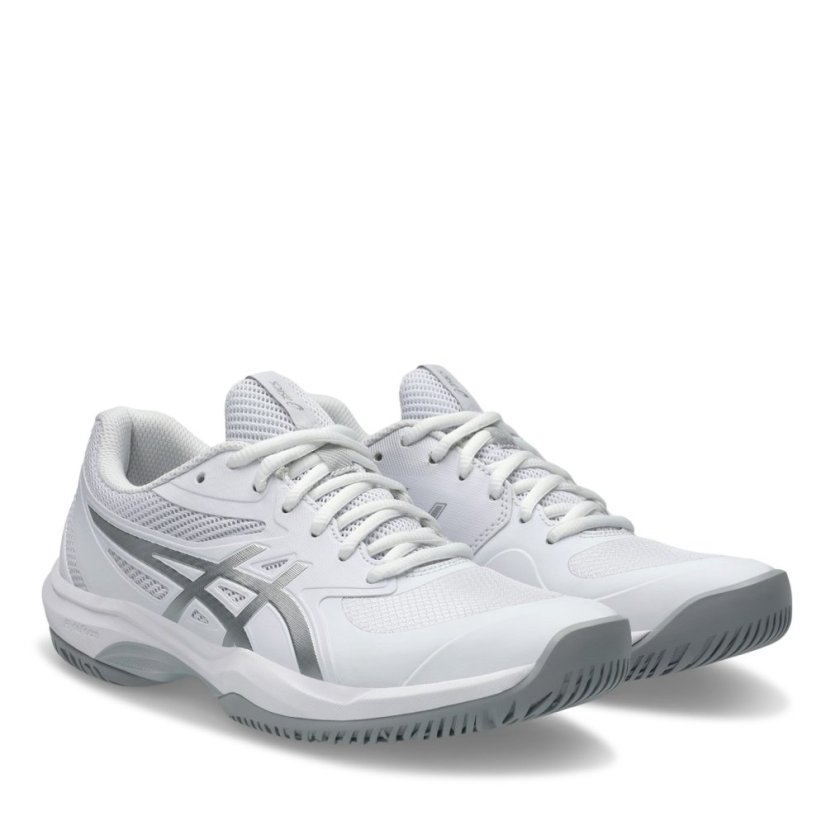 Asics Women's Game Tennis Shoes Wht/Pure Silv