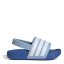 adidas Adilette Estrap Slides Infants Sky/White