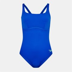 Speedo Women's Flexband One Piece Swimsuit Lagoon Blue