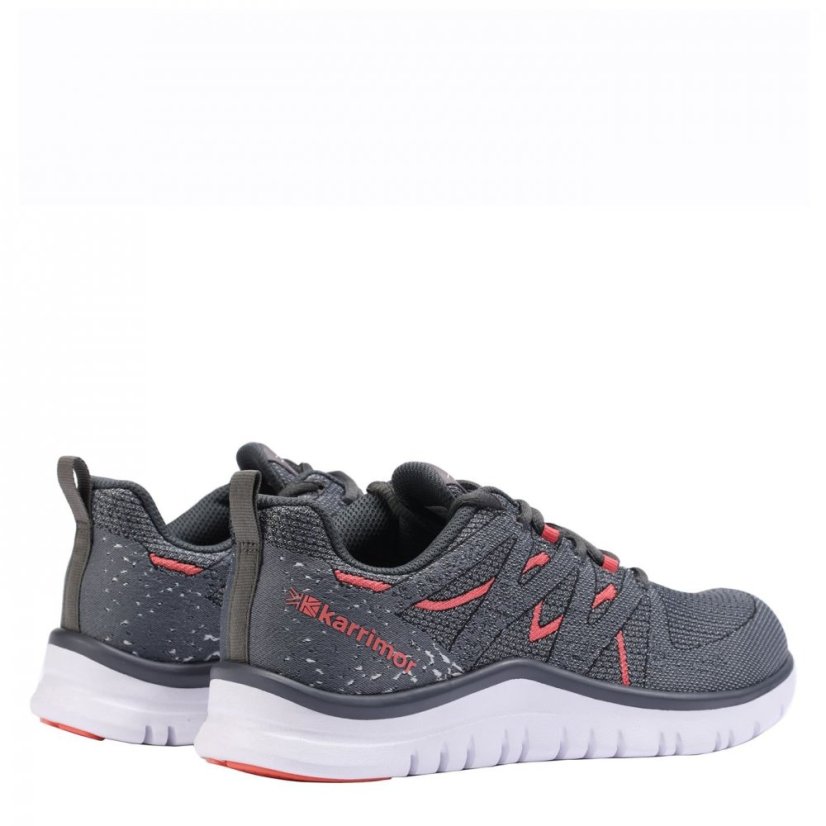 Karrimor Duma 5 Ladies Running Shoes Charcoal/Coral