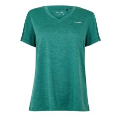 USA Pro The USA Pro Tech V Tee Ladies Forest Green