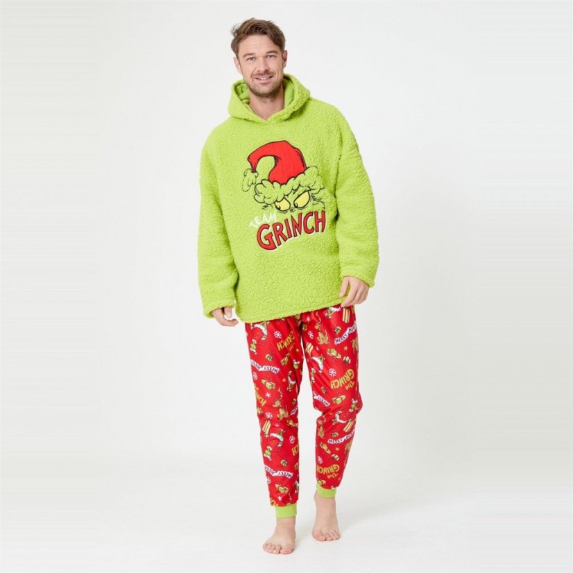 Character Family The Grinch Snuggle Hoodie PJ Green