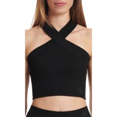 adidas Women's Lightly Lined Halter Bralette Black