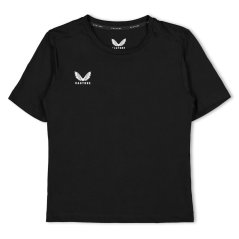 Castore Unisex Kids' T-Shirt Caviar Black