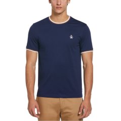 Original Penguin Short Sleeve Tipped pánské tričko Medieval Blue