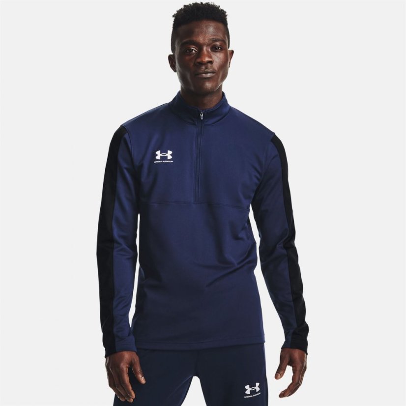 Under Armour Challenger Half Zip Midlayer Mens Navy/White