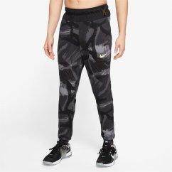 Nike Dri-FIT Men's Camo Tapered Fitness Pants Black/Grey