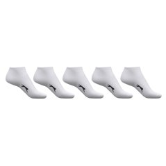 Slazenger 5 Pack Trainer Socks Mens Size 7-11 White