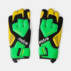 Mitre Adults Delta Goalkeeper Gloves Yellow/Green