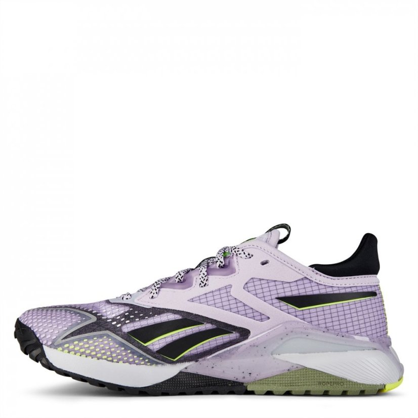 Reebok Nano X2 Tr Adventure Shoes Womens Runners Purple Oasis/Ha