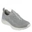 Skechers D Lux Comfort Slip On Trainers Girls Grey
