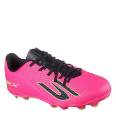 Skechers SKX.2 Juniors Firm Ground Football Boots Pink/Black